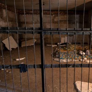 In the border town of Kozacha Lopan, in the Kharkiv region, police discovered a jail that they believe Russian soldiers used as a torture chamber September 25, 2022 in Kozacha Lopan, Ukraine.
