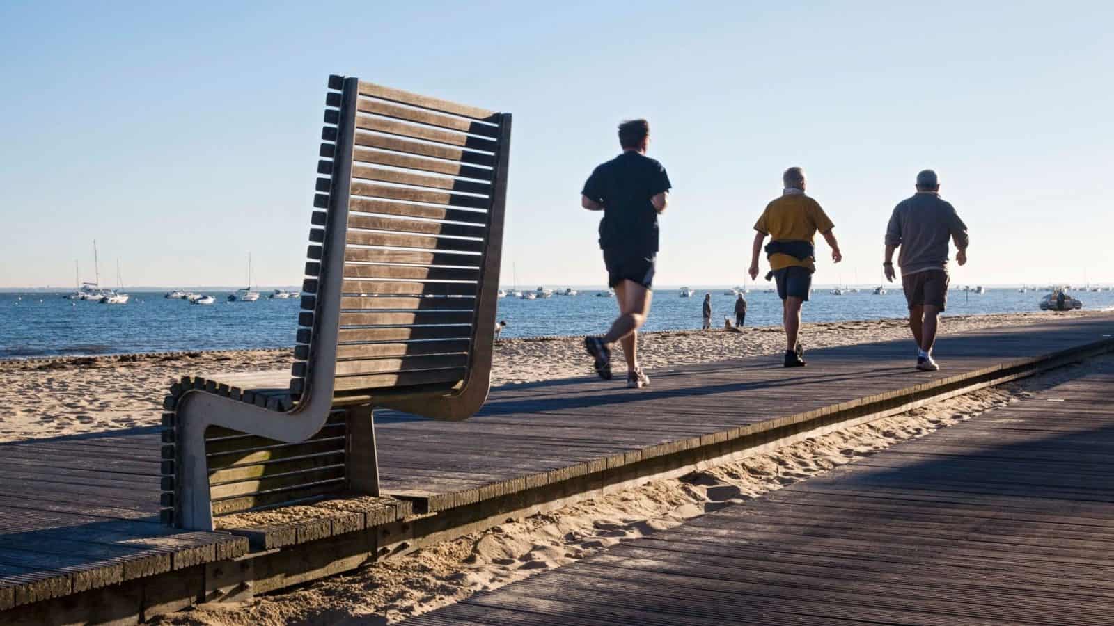 « Les planches » entre le port et place Peyneau - Mutabilis